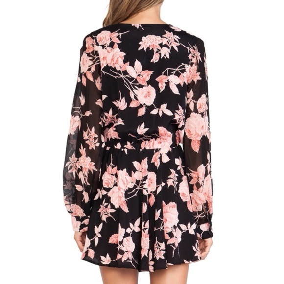 Flynn Skye Elle Mini Dress in Fallin Flower Made in USA (D4) - Picture 4 of 9